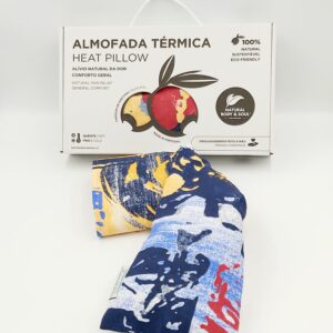 Almofada Terapêutica alívio da dor de pescoço e lombar, Almohada terapéutica para aliviar el dolor de cuello y lumbar, Therapeutic pillow for neck and lower back pain relief, Coussin thérapeutique pour le soulagement des douleurs cervicales et lombaires