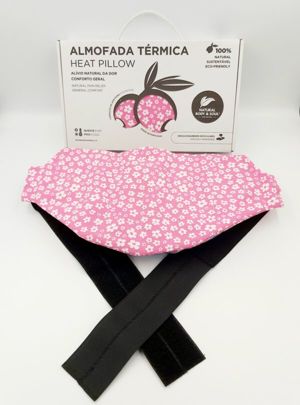 Almofada Terapeutica Cinta Lombar com cinto elástico e velcro, Faixa Térmica Lombar, Almohada terapéutica para la zona lumbar con cinturón elástico y velcro, Faja térmica lumbar, Therapeutic lumbar belt with elastic strap and velcro, Thermal lumbar belt, Ceinture lombaire thérapeutique avec sangle élastique et velcro, Ceinture thermique lombaire