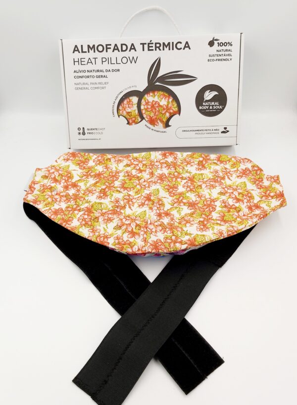 Almofada Terapeutica Cinta Lombar com cinto elástico e velcro, Faixa Térmica Lombar, Almohada terapéutica para la zona lumbar con cinturón elástico y velcro, Faja térmica lumbar, Therapeutic lumbar belt with elastic strap and velcro, Thermal lumbar belt, Ceinture lombaire thérapeutique avec sangle élastique et velcro, Ceinture thermique lombaire