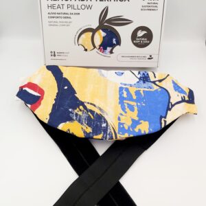 Almofada Terapeutica Cinta Lombar com cinto elástico e velcro, Faixa Térmica Lombar, Almohada terapéutica para la zona lumbar con cinturón elástico y velcro, Faja térmica lumbar, Therapeutic lumbar belt with elastic strap and velcro, Thermal lumbar belt, Ceinture lombaire thérapeutique avec sangle élastique et velcro, Ceinture thermique lombaire