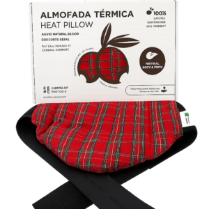 Almofada Terapeutica Cinta Lombar com cinto elástico e velcro, Faixa Térmica Lombar, Almohada terapéutica para la zona lumbar con cinturón elástico y velcro, Faja térmica lumbar, Therapeutic lumbar belt with elastic strap and velcro, Thermal lumbar belt, Ceinture lombaire thérapeutique avec sangle élastique et velcro, Ceinture thermique lombaire