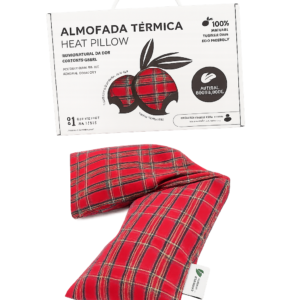 Almofada Terapêutica alívio da dor de pescoço e lombar, Almohada terapéutica para aliviar el dolor de cuello y lumbar, Therapeutic pillow for neck and lower back pain relief, Coussin thérapeutique pour le soulagement des douleurs cervicales et lombaires