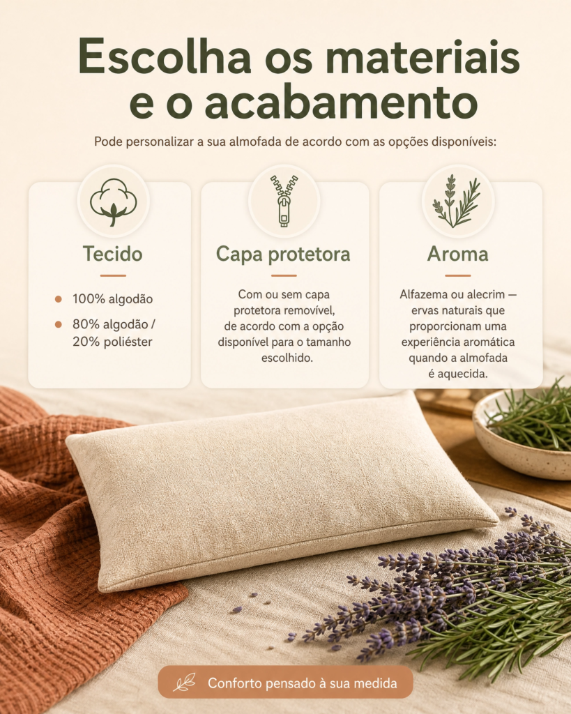 almofada-termica-personalizacao-materiais e acabamento